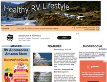 Tablet Screenshot of healthyrvlifestyle.com